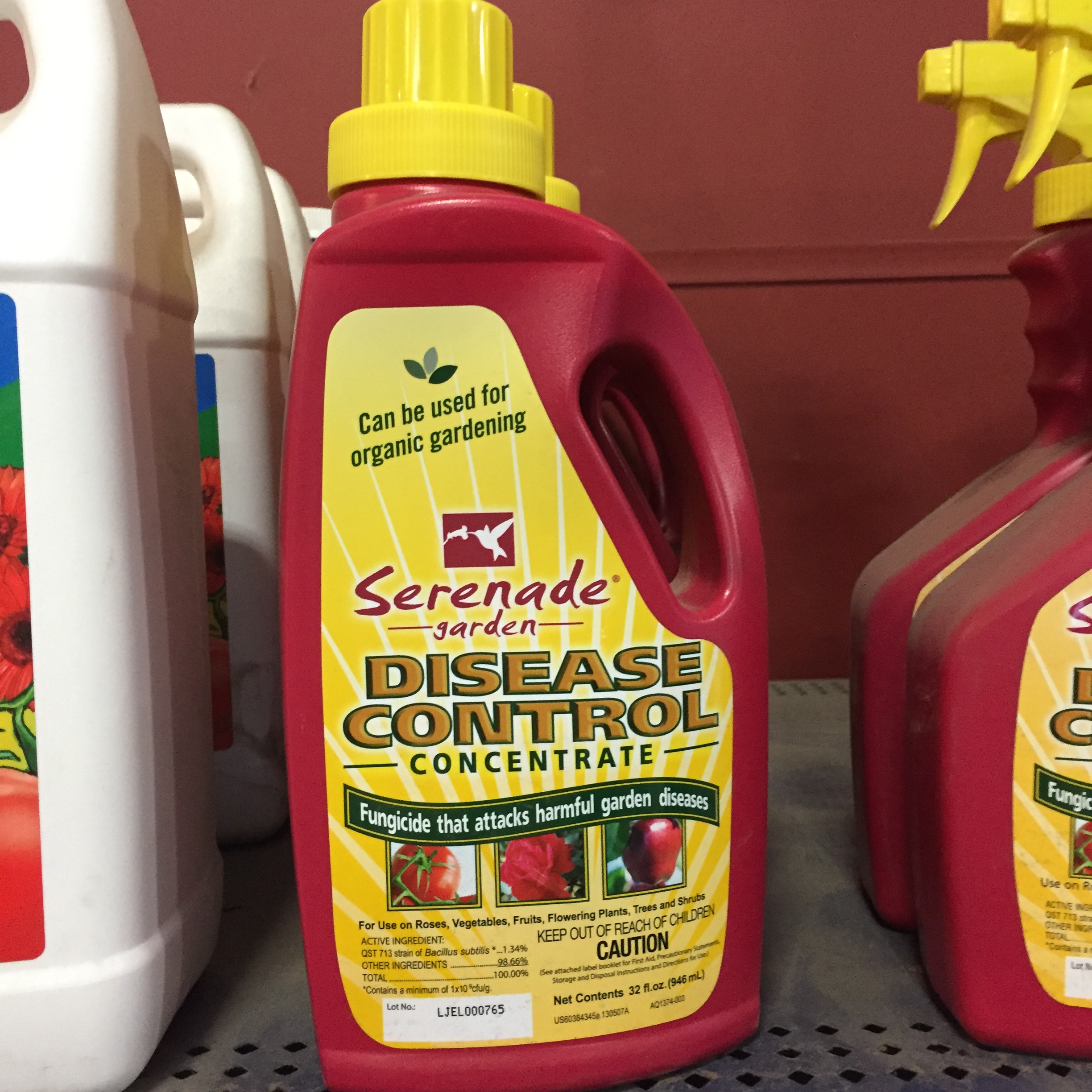 Serenade Fungicide Organic Concentrates Inc